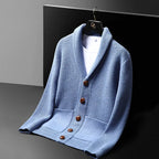 Gilet en laine maille gaufrée