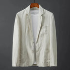 Blazer minimaliste en lin Laurent