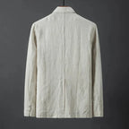 Blazer minimaliste en lin Laurent