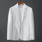 Blazer minimaliste en lin Laurent