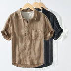 Chemise rétro en lin Ralf Simons
