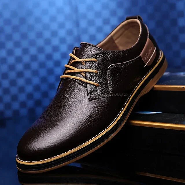 Chaussures Alfredo en cuir véritable