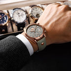 Montre avec bracelet en cuir « Classic Explorer II »
