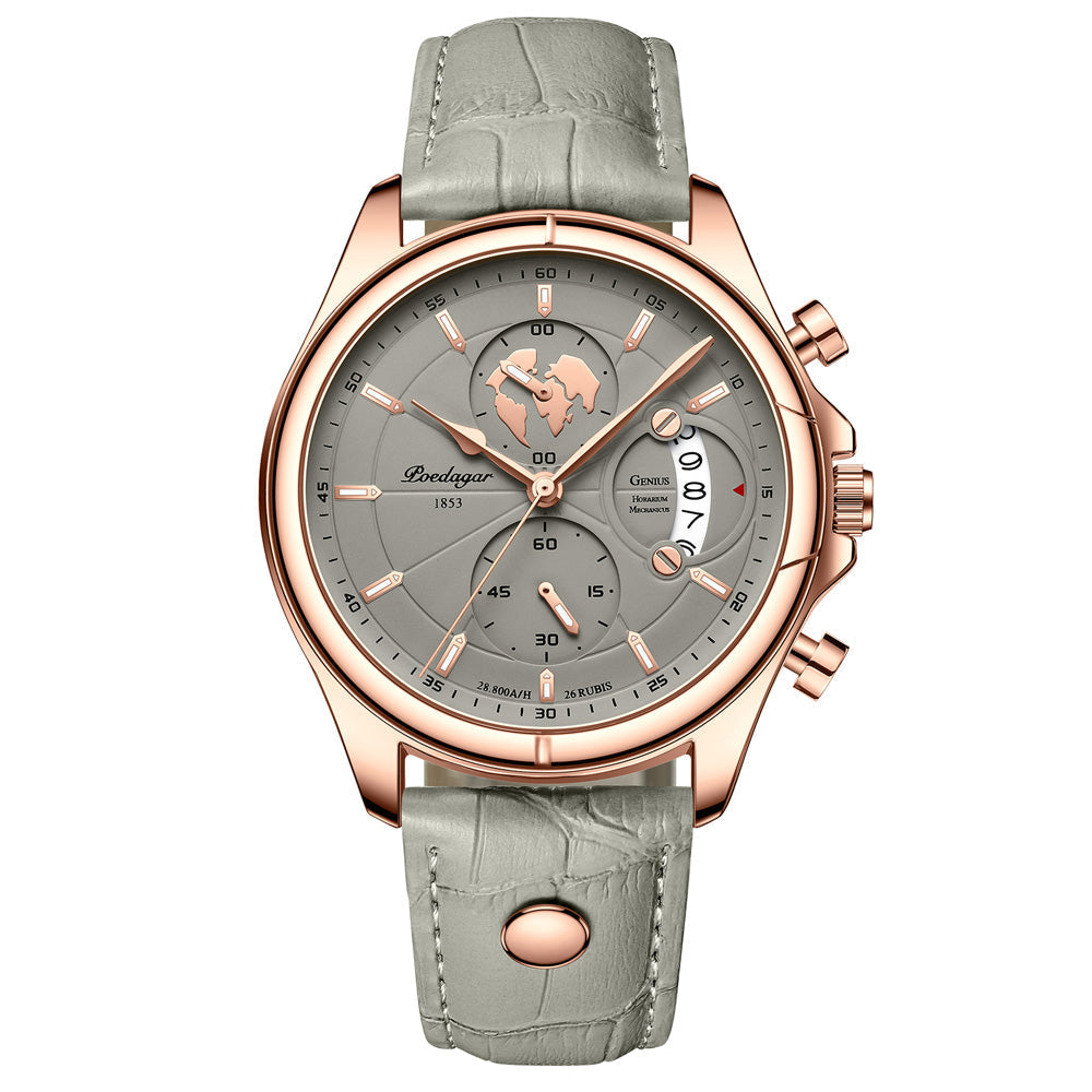 Montre avec bracelet en cuir « Classic Explorer II »