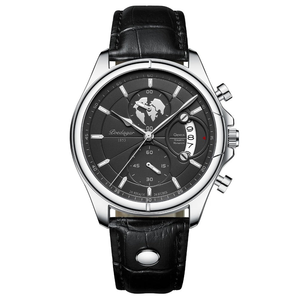 Montre avec bracelet en cuir « Classic Explorer II »