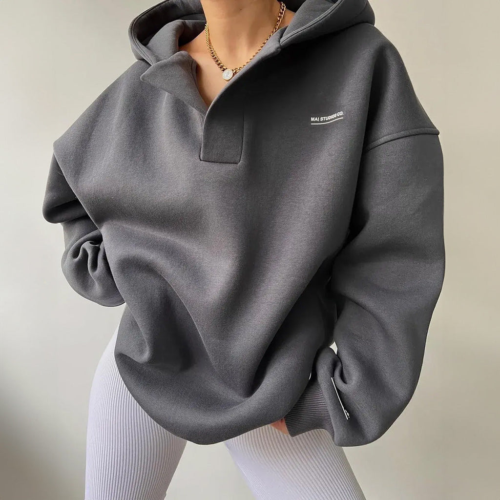 Sweat à capuche oversize d'automne Cabella