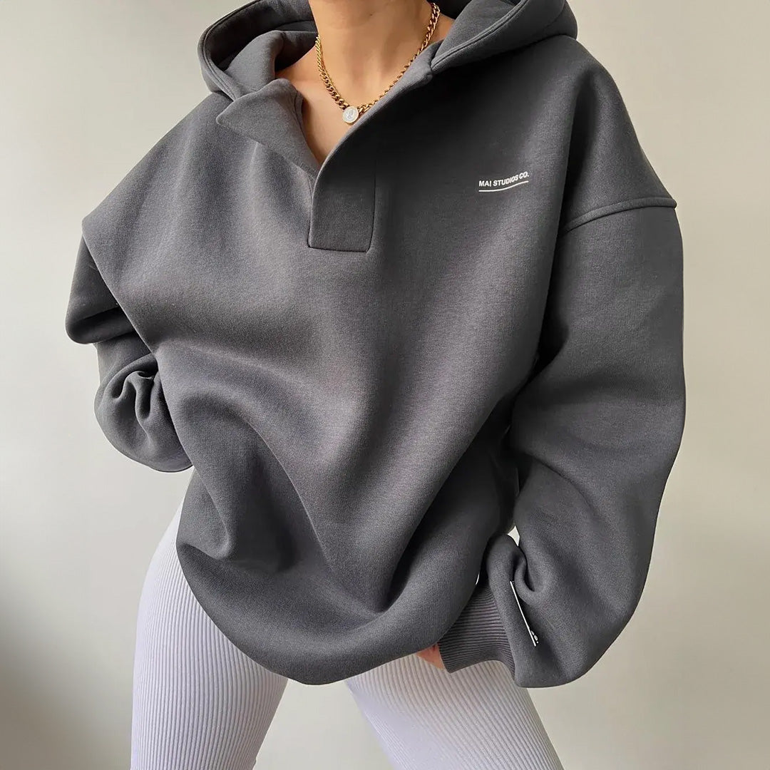 Sweat à capuche oversize d'automne Cabella
