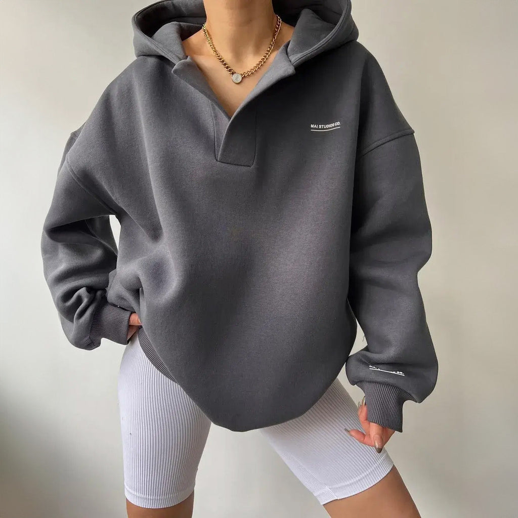 Sweat à capuche oversize d'automne Cabella