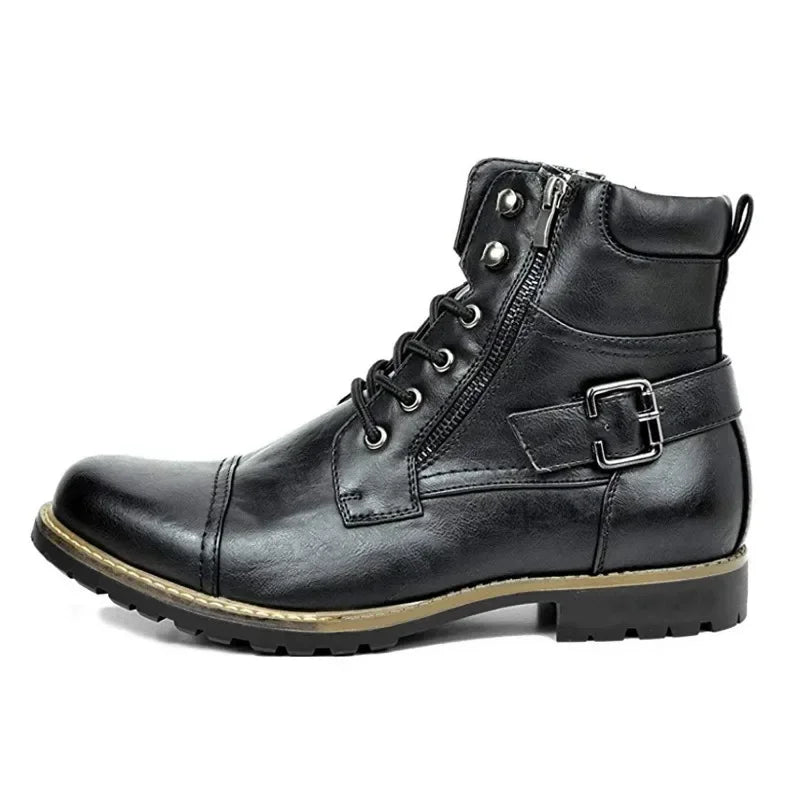 BOTTINES À LACETS EN CUIR LANCASTER