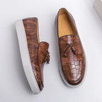 Mocassin en cuir gaufré Lacroix