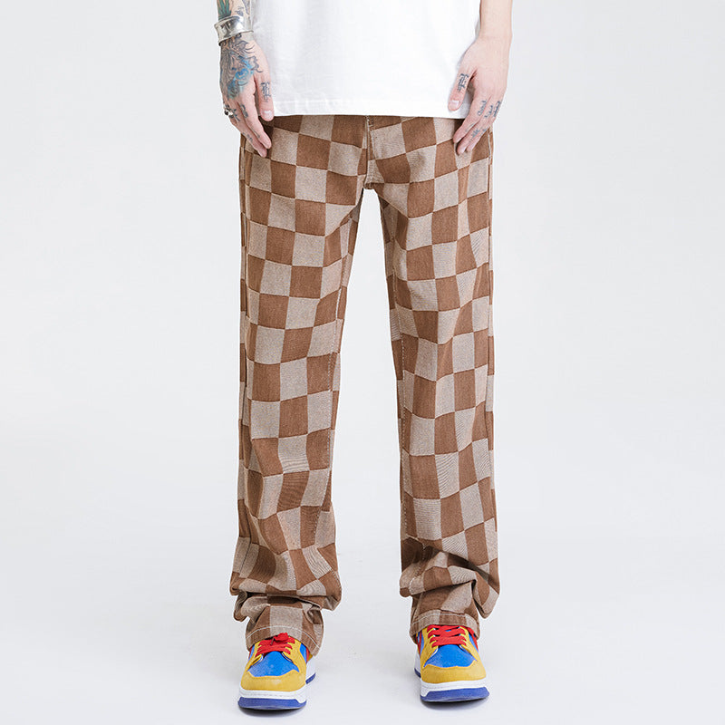 Metropolitan Custom Checkered Jeans