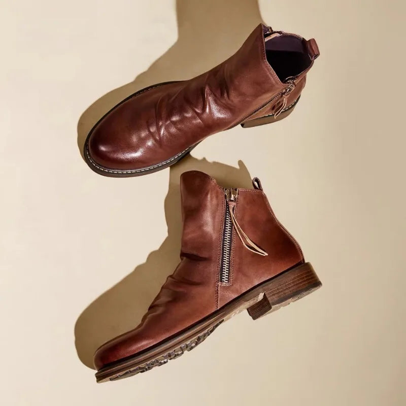 Bottines Chelsea en cuir Monte Cavali