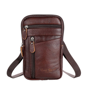 Genuine Leather Men's Shoulder Bag