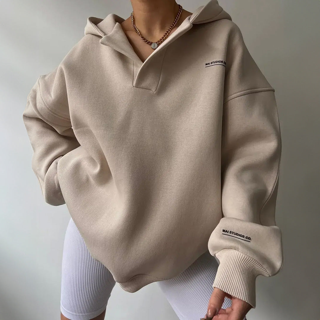 Sweat à capuche oversize d'automne Cabella