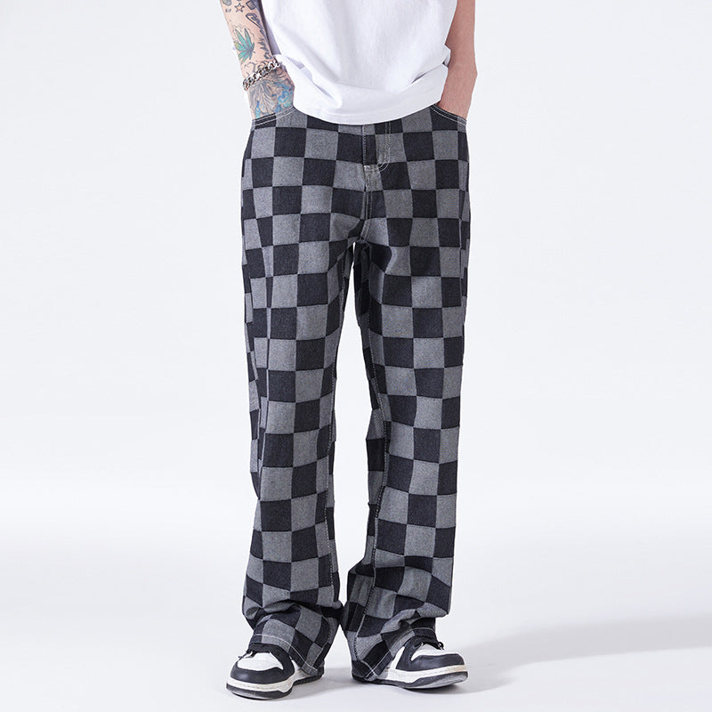 Metropolitan Custom Checkered Jeans