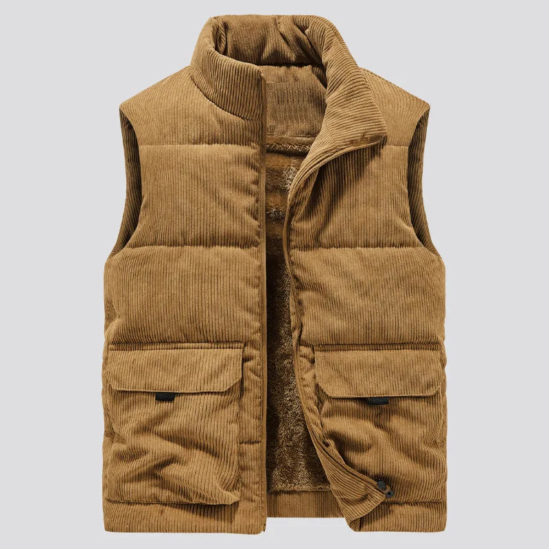 Gilet en velours côtelé Raphael Dumont