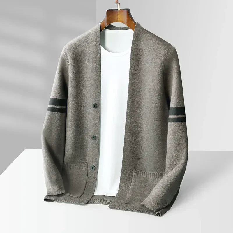 Cardigan Ace 100 % mérinos Aurélien