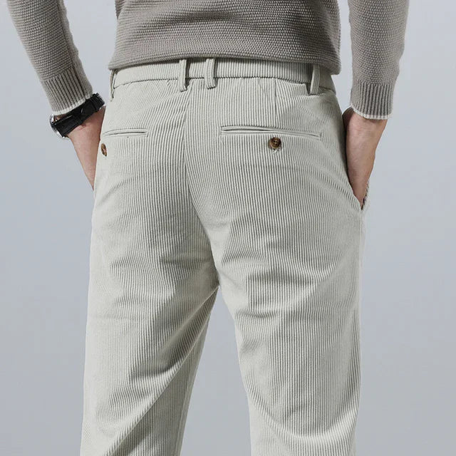 Chino en velours côtelé Charles Noble