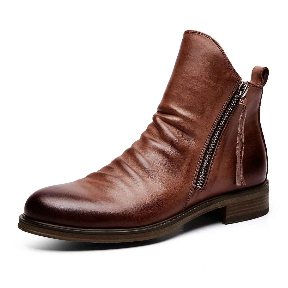 Bottines Chelsea en cuir Monte Cavali