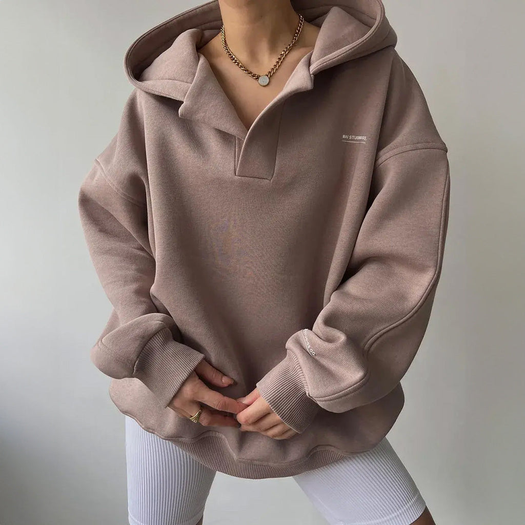 Sweat à capuche oversize d'automne Cabella
