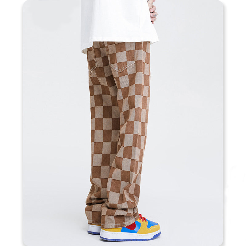 Metropolitan Custom Checkered Jeans