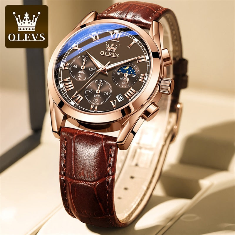 OLEVS Moon Men's Watch