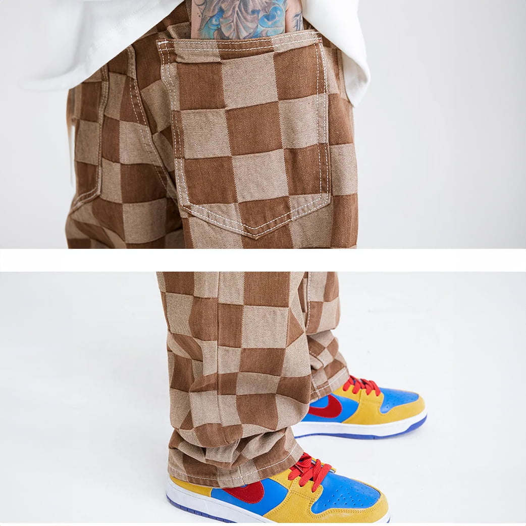 Metropolitan Custom Checkered Jeans