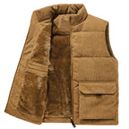 Gilet en velours côtelé Raphael Dumont