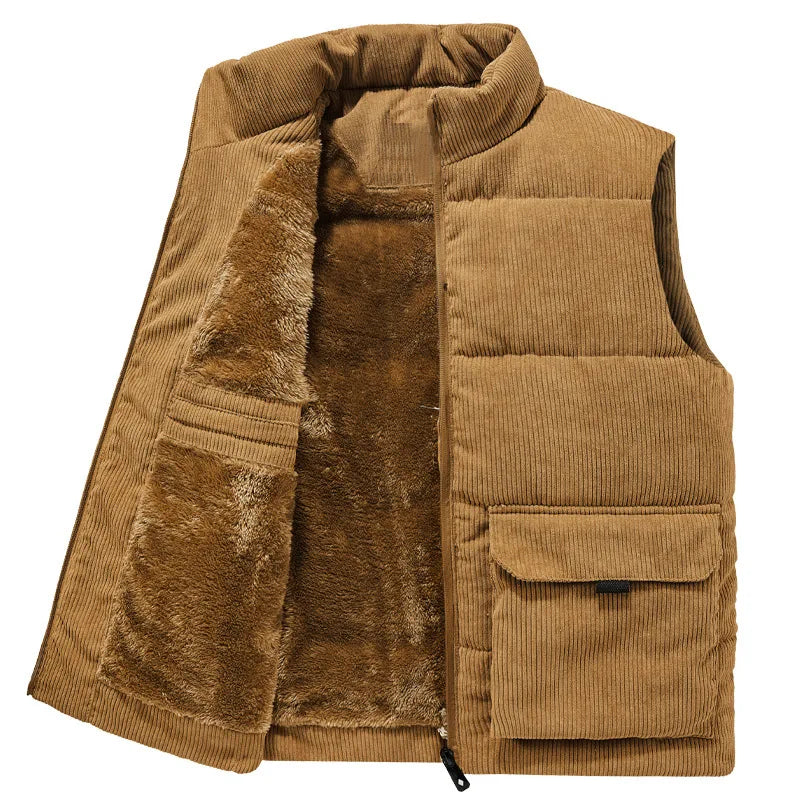 Gilet en velours côtelé Raphael Dumont