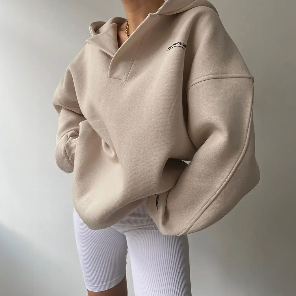 Sweat à capuche oversize d'automne Cabella