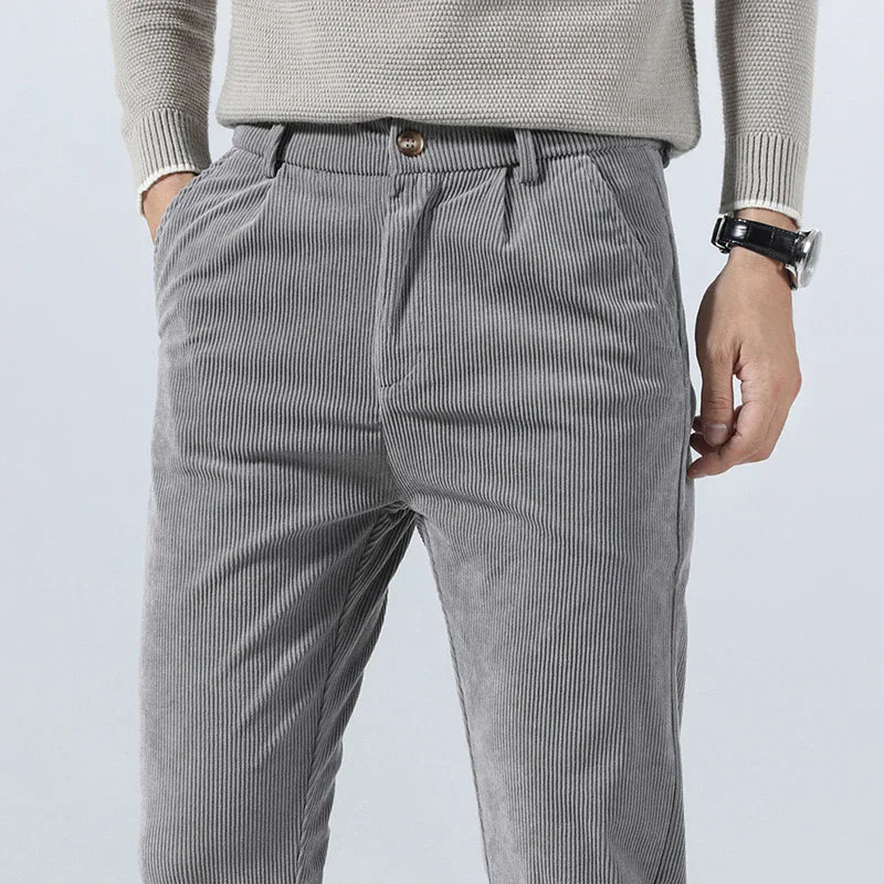 Chino en velours côtelé Charles Noble