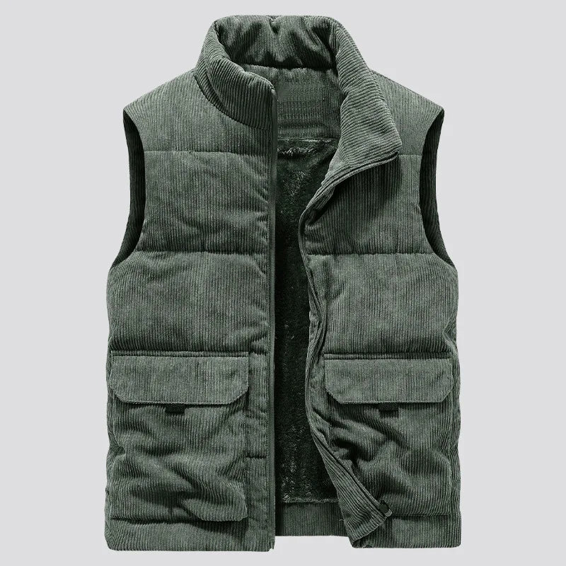 Gilet en velours côtelé Raphael Dumont