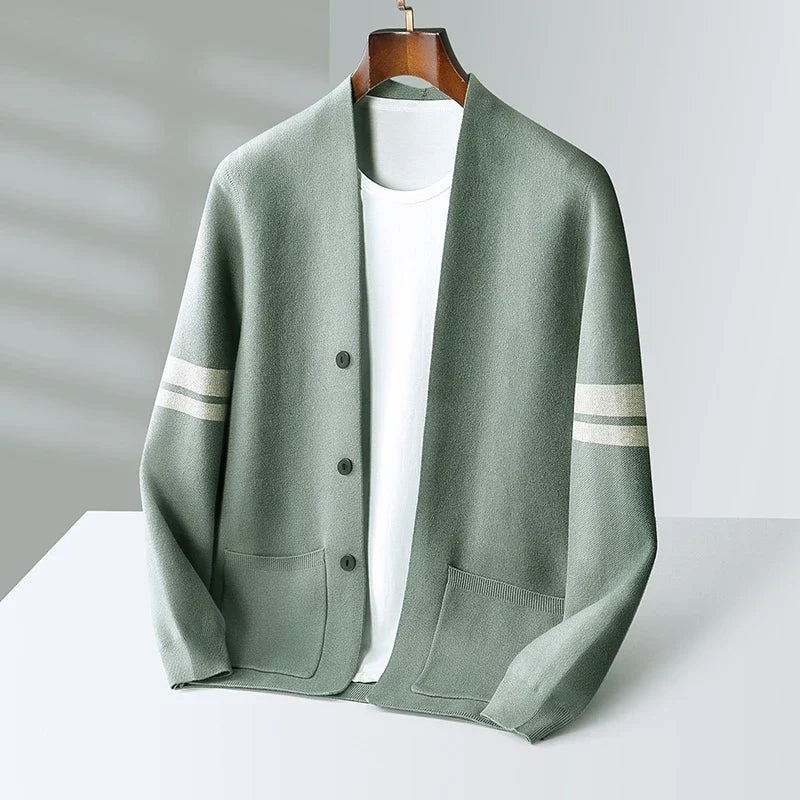 Cardigan Ace 100 % mérinos Aurélien