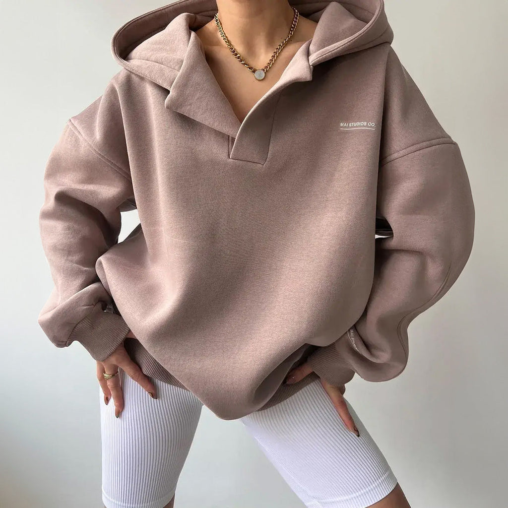 Sweat à capuche oversize d'automne Cabella