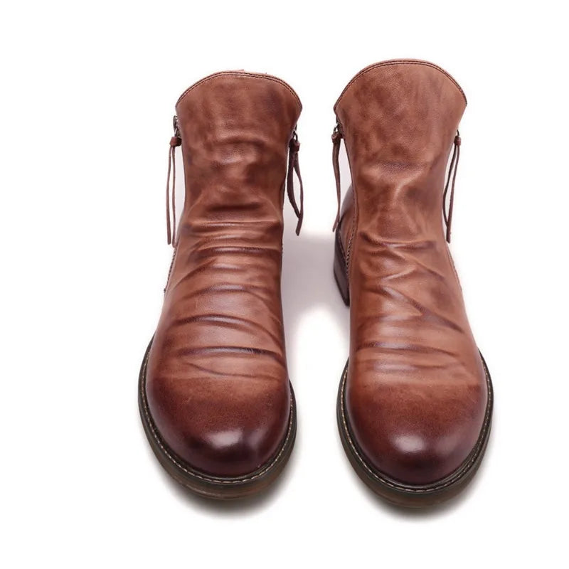 Bottines Chelsea en cuir Monte Cavali