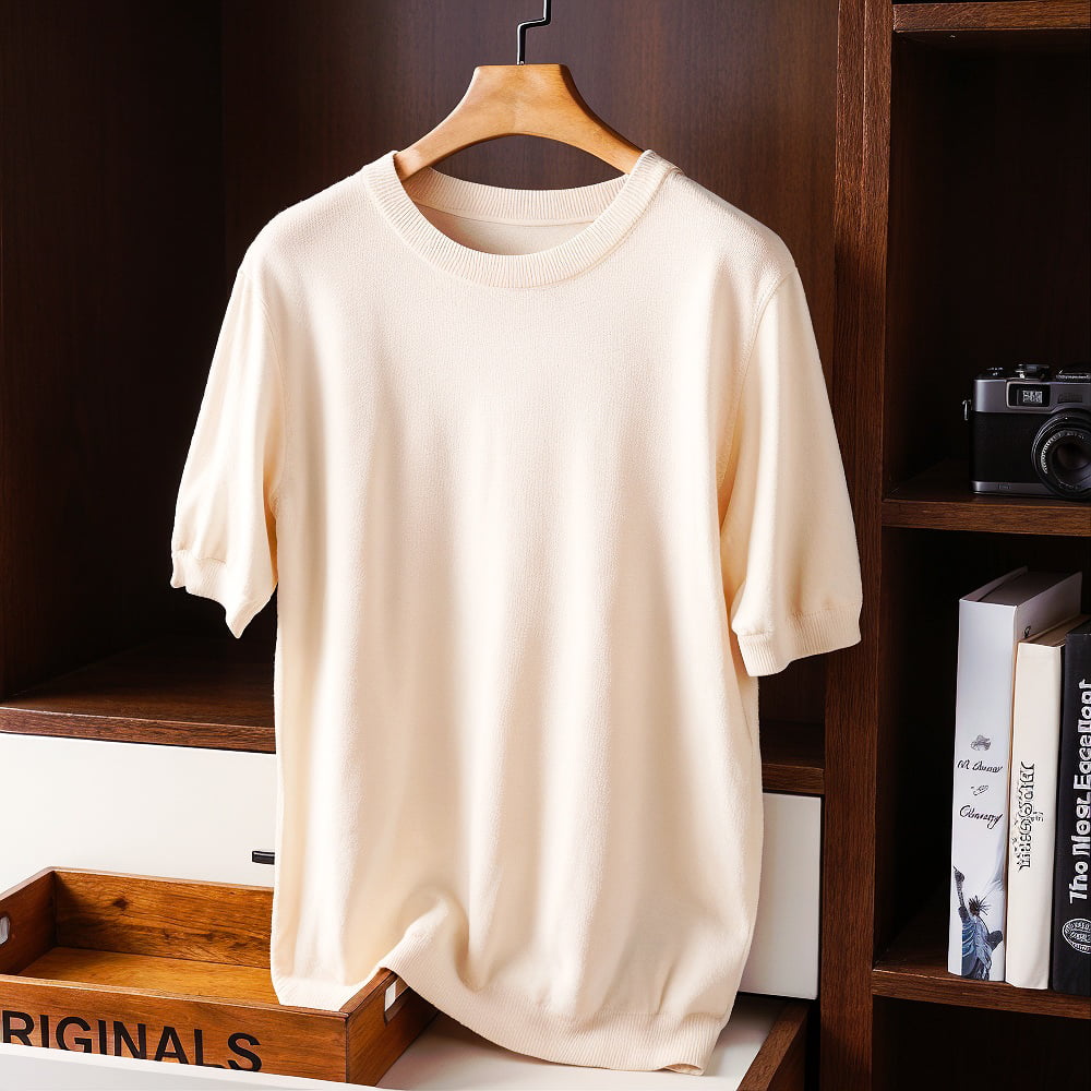 T-shirt en cachemire de Mongolie Emiliano