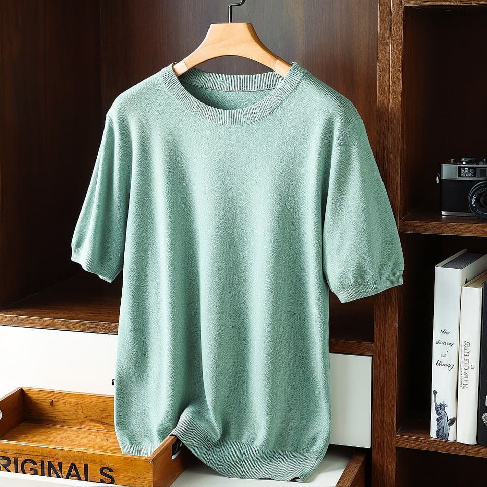T-shirt en cachemire de Mongolie Emiliano