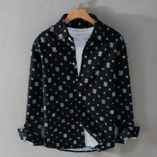 Alexander Chavelir Frayed Denim Shirt