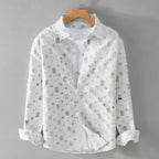 Chemise en jean effiloché Alexander Chavelir