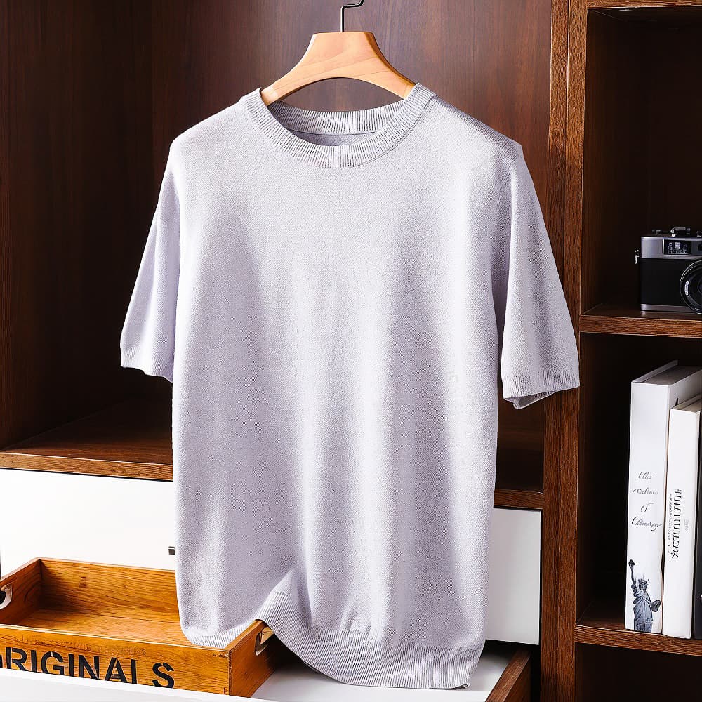 T-shirt en cachemire de Mongolie Emiliano