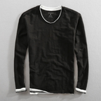 Chemise à manches longues en coton Ryoku