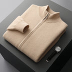 Pull zippé en cachemire Charles