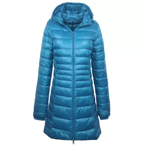 Women's Puffer Goose Down Overcoat - Portable