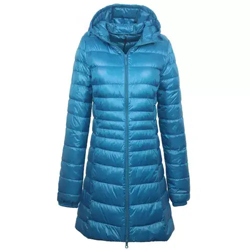 Women's Puffer Goose Down Overcoat - Portable