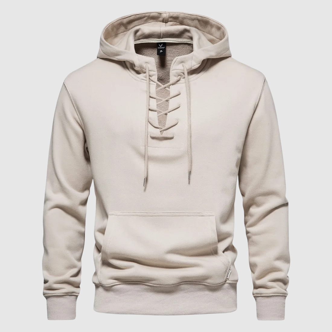 Sweat à capuche Valhalla en coton à lacets