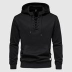 Sweat à capuche Valhalla en coton à lacets