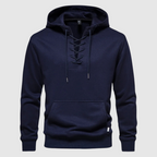 Sweat à capuche Valhalla en coton à lacets