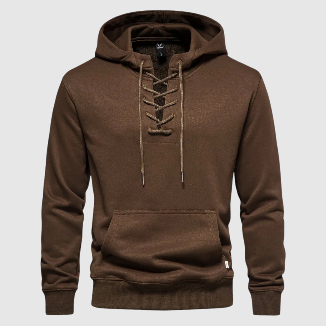 Sweat à capuche Valhalla en coton à lacets