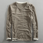 Chemise à manches longues en coton Ryoku