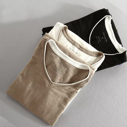Chemise à manches longues en coton Ryoku